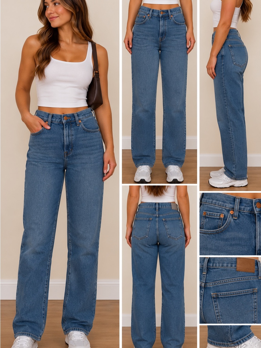 Madewell Women’s Blue Straight-Leg Jeans size 28